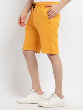 Mens Solid Regular Fit Shorts